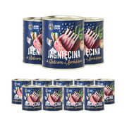 John Dog Berry Line Junior Jagnięcina i śledź z borówkami 800g x 12 + prezent JOHN DOG