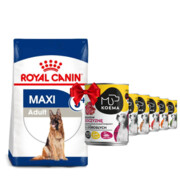 Royal Canin Maxi 5+ Adult 15kg + Koema 90% mięsa mix 6 smaków 400g x 6 + prezent ROYAL CANIN
