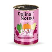 Dolina Noteci Superfood Kaczka i Przepiórka 6x400g + prezent DOLINA NOTECI