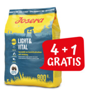 Josera Light & Vital Adult 4x900g + 900g GRATIS + prezent JOSERA