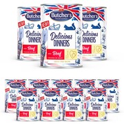 Butcher's Delicious Dinners z wołowiną w galaretce 400g x 12 + prezent BUTCHERS