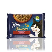 Felix Sensations Sauce Surprise indyk i jagnięcina 85g x 4 (multipak x 1) + prezent FELIX