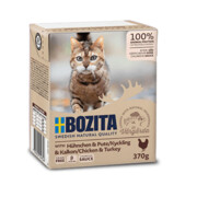 Bozita Feline w sosie kurczak i indyk 370g x 12 + prezent BOZITA