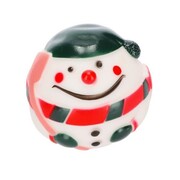 Dingo Zabawka Świąteczna Piłka Bałwan piszczący 8cm + prezent DINGO