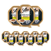 Sheba Selection in Sauce z kawałkami królika Tacka 85g x 12 + prezent SHEBA