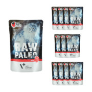 VetExpert Raw Paleo Adult Beef 100g x 12 - mokra karma z wołowiną dla kotów + prezent RAW PALEO