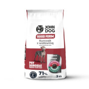 John Dog Good Form średnie i duże rasy Kurczak z wołowiną 3kg + prezent JOHN DOG