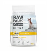 VetExpert Raw Paleo Ultra Turkey Mini Adult 750g - sucha karma z indykiem dla psów małych ras + prezent RAW PALEO