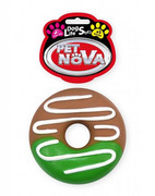 Pet Nova Pączek gumowy Donut z dźwiękiem 10cm + prezent PET NOVA