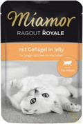 Miamor Ragout Royale Kitten w galaretce z kurczakiem saszetka 100g x 12 + prezent MIAMOR
