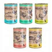 Wiejska Zagroda Mix 5 smaków 10x400g + prezent WIEJSKA ZAGRODA