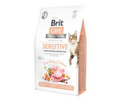 Brit Care Cat Grain-free Sensitive Healthy Digestion & Delicate Taste 2kg + prezent BRIT