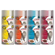 Super Benek Soczyste Fileciki w sosie MIX 4 smaków 85g x 24 + prezent BENEK