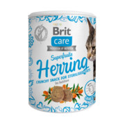 Brit Care Cat Snack Superfruits herring 100g + prezent BRIT