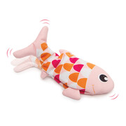 Catit Groovy Fish Interaktywna zabawka z kocimiętką z wejściem USB różowa 25cm + prezent HAGEN CATIT