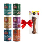 Fafik mix smaków 400g x 6 + kość Koema + prezent FAFIK