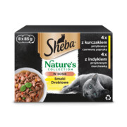 Sheba Nature's Collection Smaki drobiowe w sosie 85g x 8 + prezent SHEBA