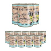 Wiejska Zagroda Puppy Rybna Uczta 400g x 12 + prezent WIEJSKA ZAGRODA