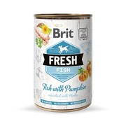 Brit Fresh Fish with Pumpkin 6x400g + prezent BRIT