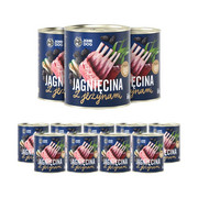 John Dog Berry Line Jagnięcina z jeżynami 800g x 12 + prezent JOHN DOG