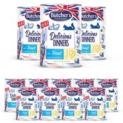 Butcher's Delicious Dinners z pstrągiem w galaretce 400g x 12 + prezent BUTCHERS