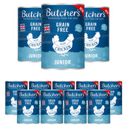 Butcher's Original Junior z kurczakiem w galaretce 400g x 12 + prezent BUTCHERS
