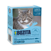 Bozita Feline w galaretce makrela 370g x 12 + prezent BOZITA