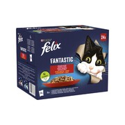 Felix Fantastic w galaretce Wiejskie Smaki 85g x 24 (multipak x 1) + prezent FELIX