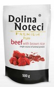 Dolina Noteci Premium Pure wołowina z ryżem brązowym 10x500g + prezent DOLINA NOTECI