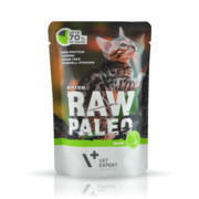 VetExpert Raw Paleo Kitten Mix smaków 12x100g - mokra karma dla kociąt + prezent RAW PALEO