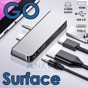 Adapter HUB 4w1 USB-C USB HDMI Jack Audio dla Microsoft Surface Go