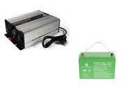 Zestaw zasilania awaryjnego Sinus UPS-2000SR 2000W + AKU 100Ah 12V LiFePO4 BMS AZO Digital