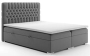 Podwójne łóżko kontynentalne Stilla 180x200 - 40 kolorów Elior