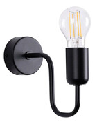 Czarny loftowy kinkiet bez klosza - A629-Gray Lumes