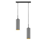 Lampa wisząca nad stół na czarnym stelażu - EX371-Mave - 5 kolorów Lumes