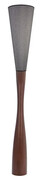 Orzechowo-czarna lampa stojąca z drewna - S231-Neko Lumes