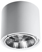 Biały nowoczesny plafon LED tuba - EX655-Helfi Lumes
