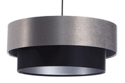 Szaro-czarna podwójna lampa wisząca - S414-Tuleko Lumes