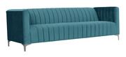 Welurowa sofa trzyosobowa Romes 4X - 9 kolorów Edinos