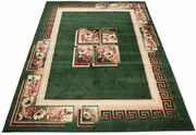 Zielony dywan w klasycznym stylu - Fendy 4X 60x100 Profeos