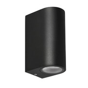 Czarny metalowy kinkiet ogrodowy - D171-Tentos Lumes