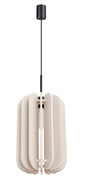 Beżowa wisząca lampa z filcu M157- Ladin Lumes