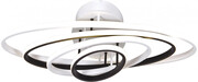 Biało-czarna lampa sufitowa LED pierścienie - S032-Oreza Lumes