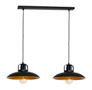 Podwójna metalowa lampa wisząca - K484-Ramona Lumes