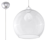 Loftowa lampa wisząca kula E830-Romulus - transparentny Lumes
