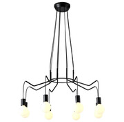 Ośmioramienny czarny żyrandol - K150-Unito Lumes