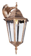 Czarno-złota lampa ścienna na dom - S354-Tirma Lumes