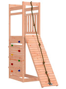 Drewniany plac zabaw ze ściankami wspinaczkowymi - Elofi Elior