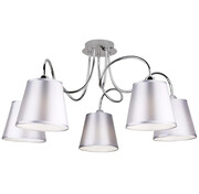 Duża srebrna lampa sufitowa - K315-Efex Lumes