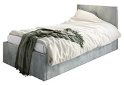 Popielate łóżko z pojemnikiem Sorento 3X - 3 rozmiary 120x200cm Elior